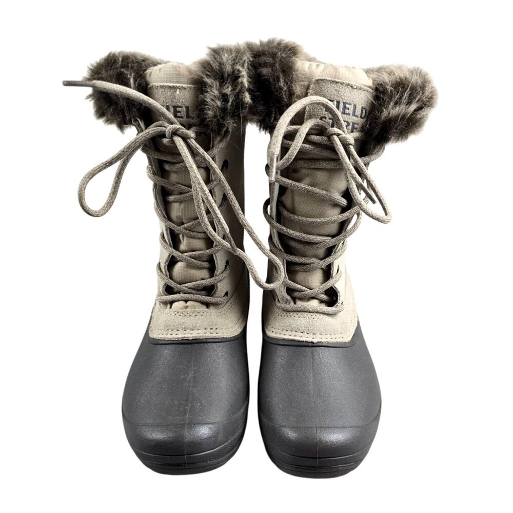 New Feild & Stream Women's Winter Water Resistant Boots in Ivory Size 6